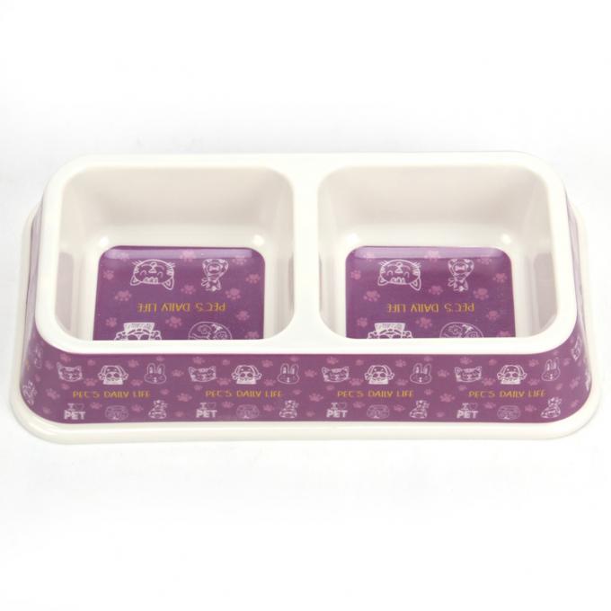 Gi&aacute; b&aacute;n bu&ocirc;n nh&agrave; m&aacute;y t&ugrave;y chỉnh Quảng trường Melamine Dog&Cat Pet Bowl 1