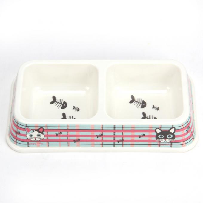 Gi&aacute; b&aacute;n bu&ocirc;n nh&agrave; m&aacute;y t&ugrave;y chỉnh Quảng trường Melamine Dog&Cat Pet Bowl 2