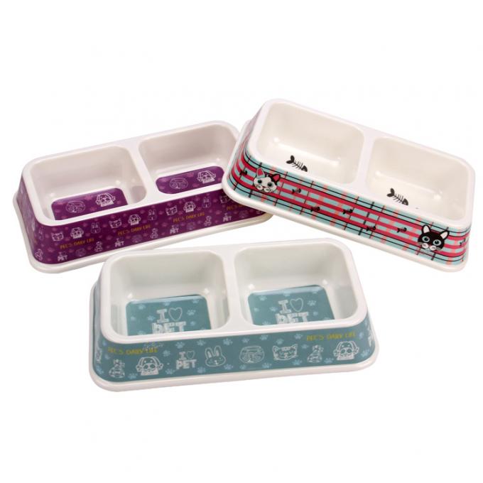 Gi&aacute; b&aacute;n bu&ocirc;n nh&agrave; m&aacute;y t&ugrave;y chỉnh Quảng trường Melamine Dog&Cat Pet Bowl 3