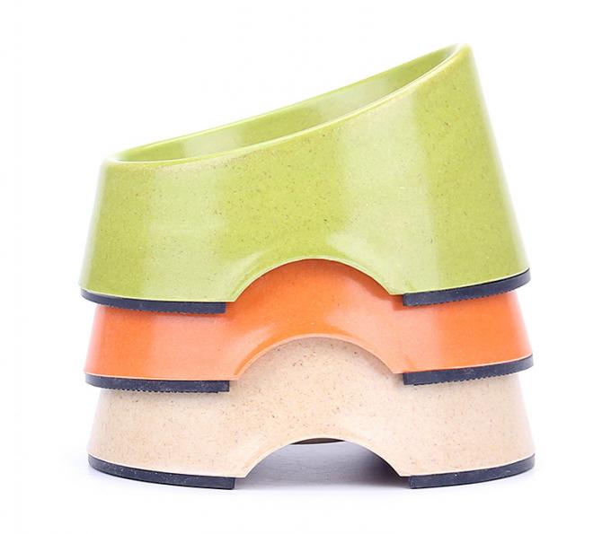 Gi&aacute; tốt nhất Bamboo Cat&Dog Pet Feeding Bowl 3