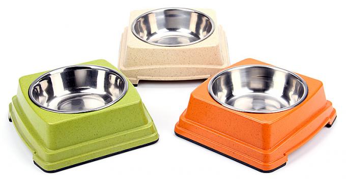 Chất lượng tốt b&aacute;n bu&ocirc;n b&aacute;n n&oacute;ng tre th&eacute;p kh&ocirc;ng gỉ ch&oacute; ch&oacute; con ch&oacute; ăn ch&eacute;n thức ăn 4