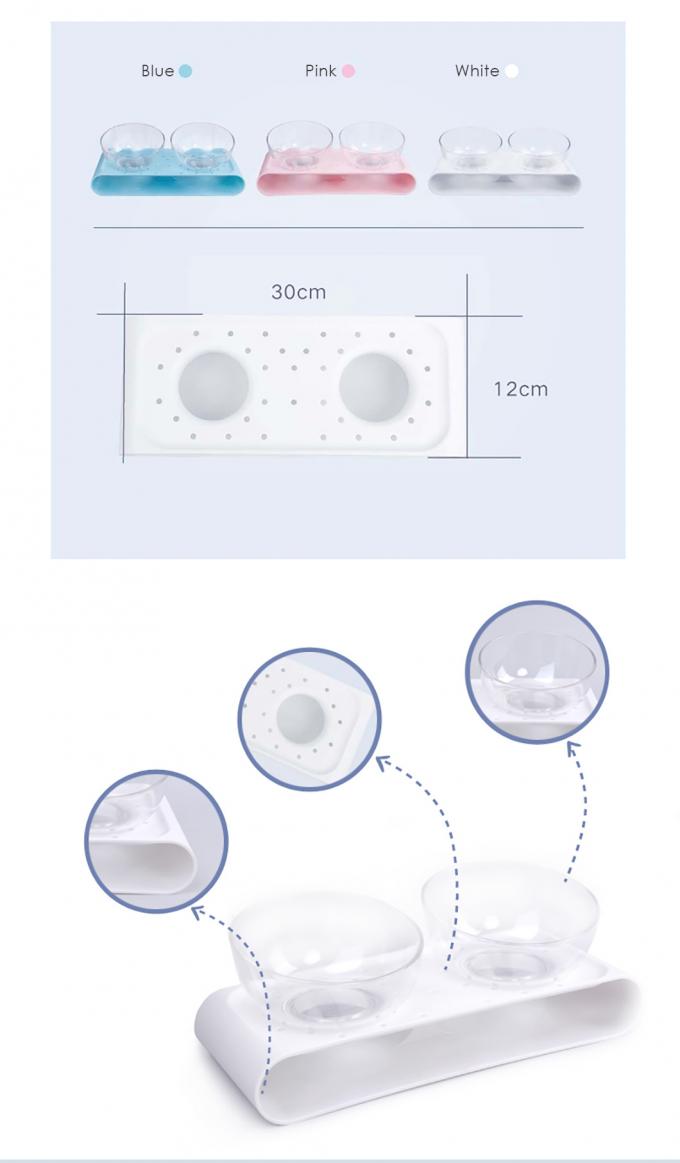 Kiểu mới 2 bát ABS Eco-Friendly Diner Set cho Chăn nuôi vật nuôi 4