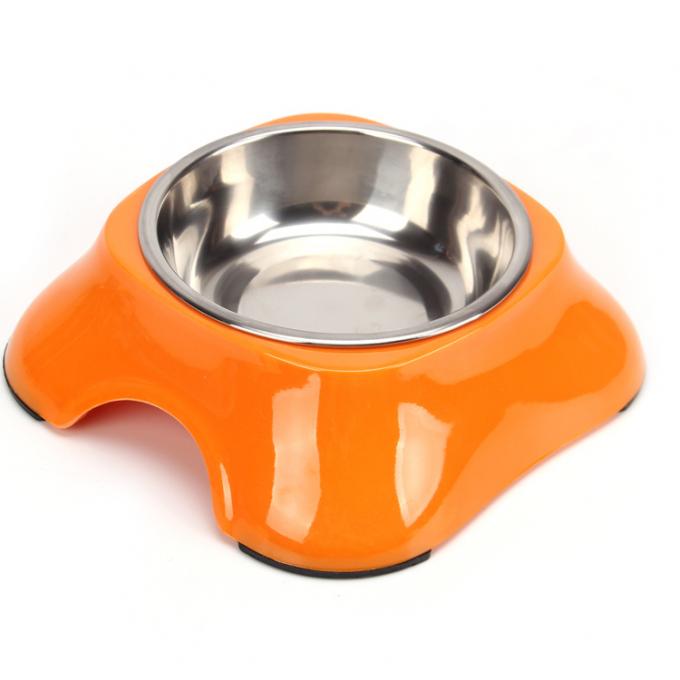 Sản phẩm bán buôn New Customized Cute Stainless Steel Pet Dog Bowl 1