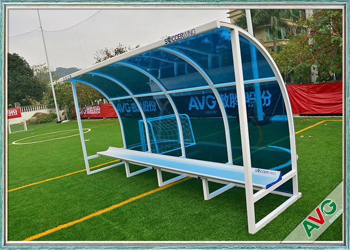 Bóng đá Subs băng ghế dự bị bóng đá Thiết bị sân chơi cho ngoài trời 8 chỗ ngồi Team Shelter
