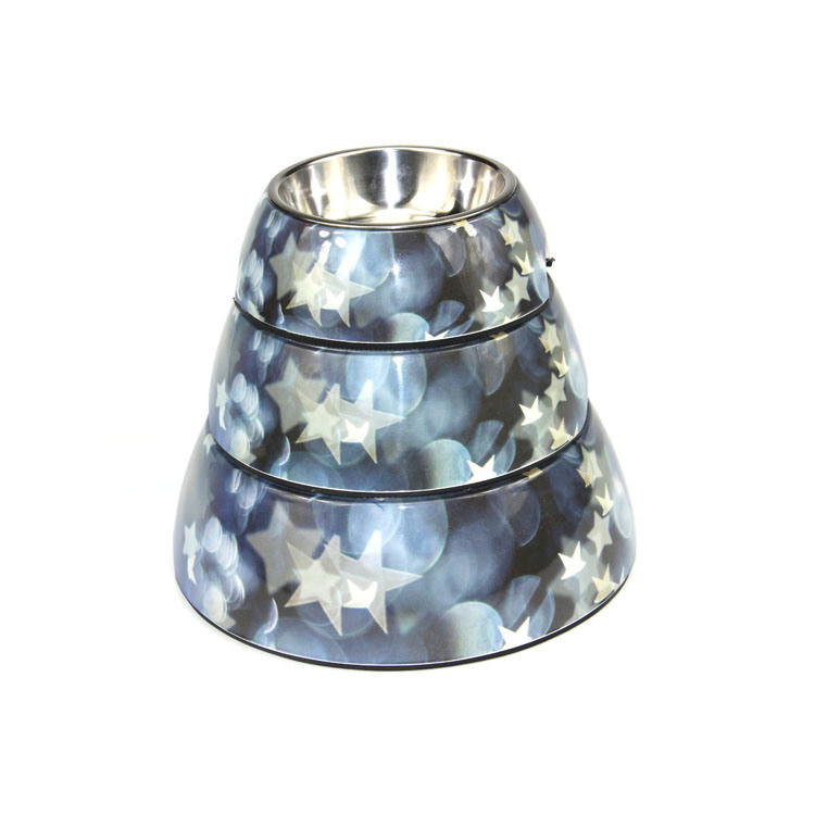 100% Melamine 180ml 310ml 700ml Dog Bowl Dog Bowl Stainless lớn và lớn Pet Food Bowl