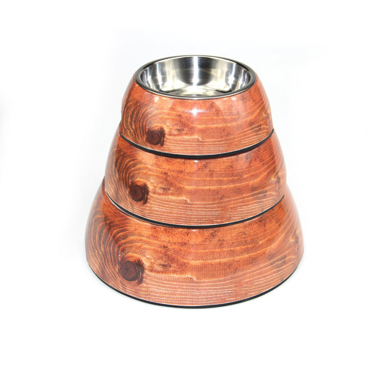 100% Melamine 180ml 310ml 700ml Dog Bowl Dog Bowl Stainless lớn và lớn Pet Food Bowl