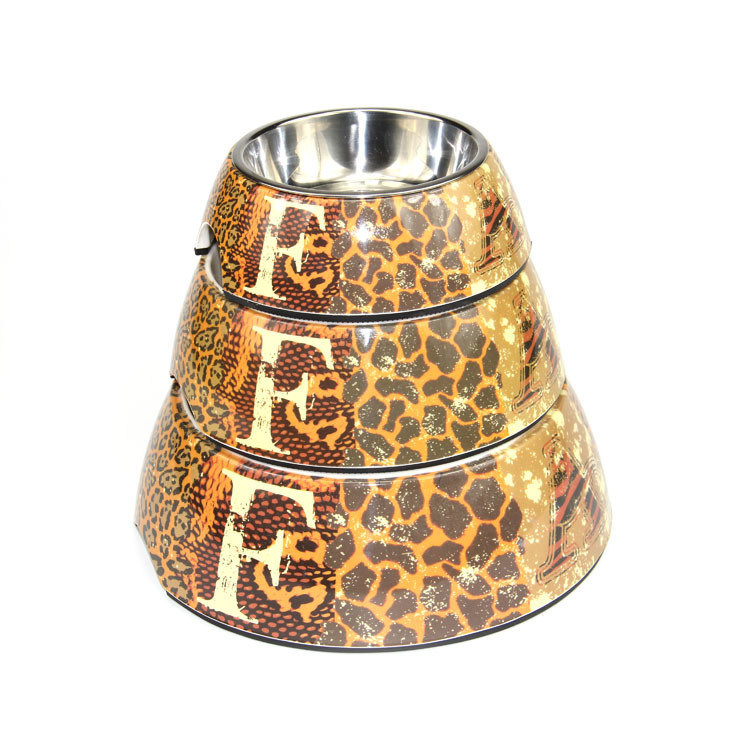 100% Melamine 180ml 310ml 700ml Dog Bowl Dog Bowl Stainless lớn và lớn Pet Food Bowl