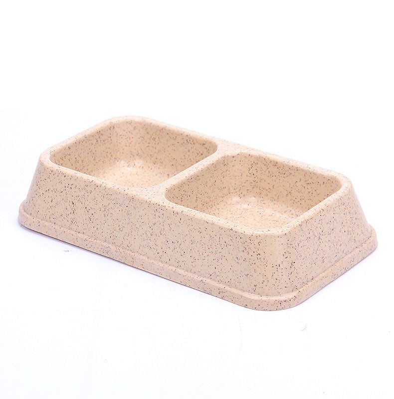 Double và màu sắc tre Sublimation lớn hoặc lớn chó thú cưng thực phẩm & nước Bowl