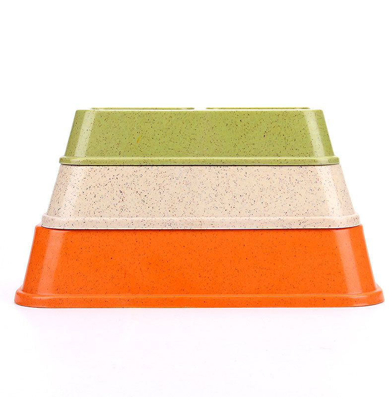 Double và màu sắc tre Sublimation lớn hoặc lớn chó thú cưng thực phẩm & nước Bowl