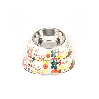 Hàng hóa bán buôn Melamine và Stainless Steel Pet Dog Bowl