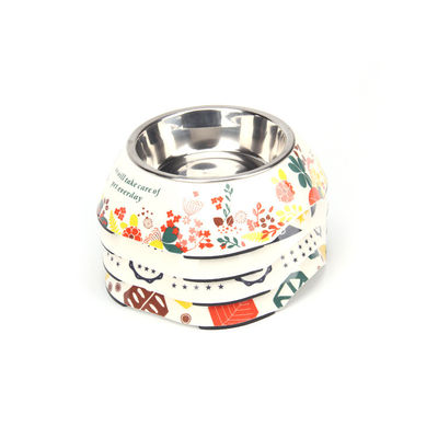 Hàng hóa bán buôn Melamine và Stainless Steel Pet Dog Bowl