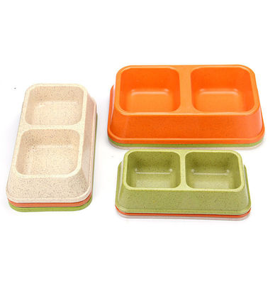 Double và màu sắc tre Sublimation lớn hoặc lớn chó thú cưng thực phẩm & nước Bowl