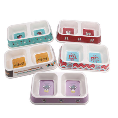 Chén nước ăn chó và mèo bằng nhựa đôi với chất lượng tốt