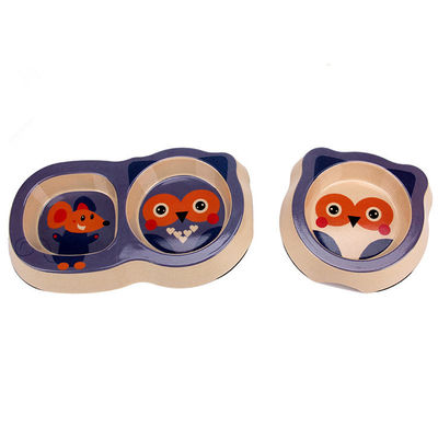 Dáng vẻ dễ thương và đẹp Bamboo Pet Cat&Dog Feeding Bowl