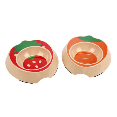 Bamboo sợi bền cho chó ăn ốp thức ăn Pet Bowl