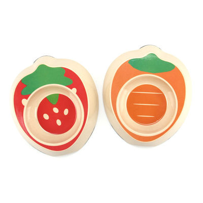 Chén vật nuôi bằng sợi tre thân thiện với môi trường với in ấn Decal